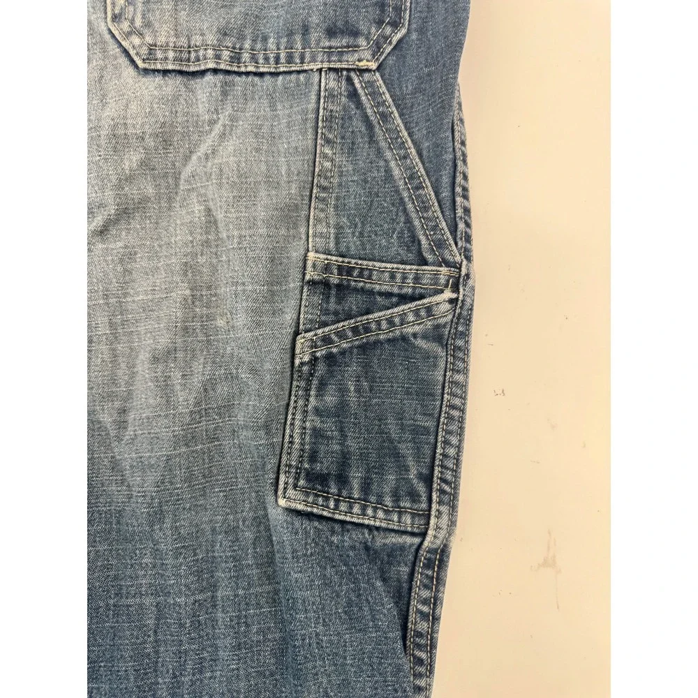 Old Navy Carpenter Jeans Mens 30x30 Blue‎ Vintage 2002 Relaxed Workwear Utility